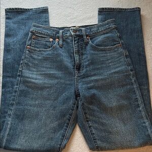 Madewell Full Length Classic Straight Denim Jeans
